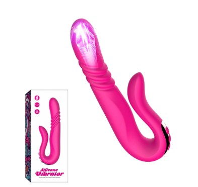 Deluxe Twirling Vibrating Thruster RED